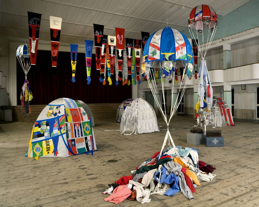 Antarctic village no borders