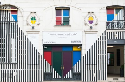 Daniel Buren - Le Grand Losange, travail in situ