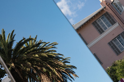 Daniel Buren - Colourful Halt for Mount Nelson, work <i>in situ</i>, 2023-2024