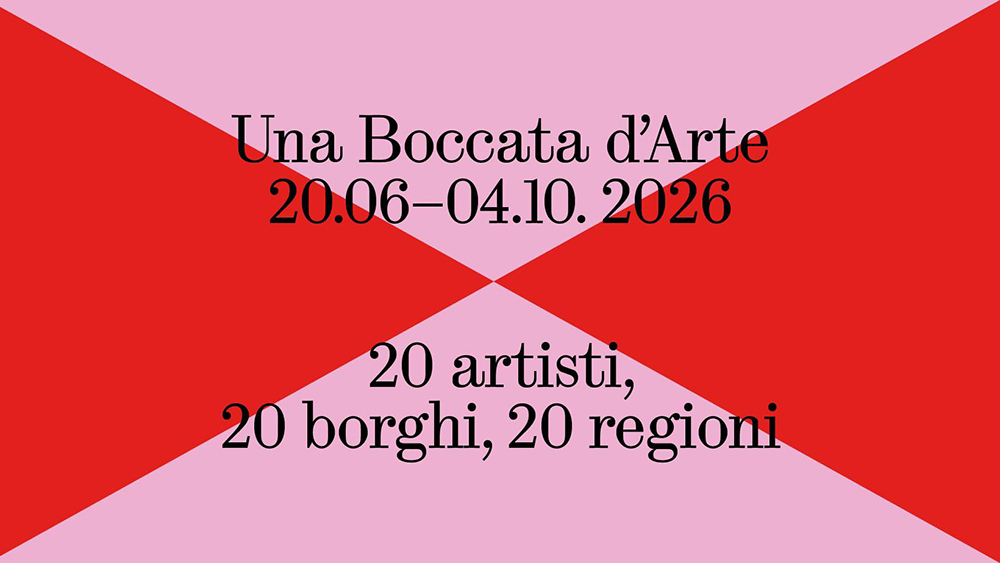  - Una Boccata d’Arte 2026 - 20 artisti 20 borghi 20 regioni