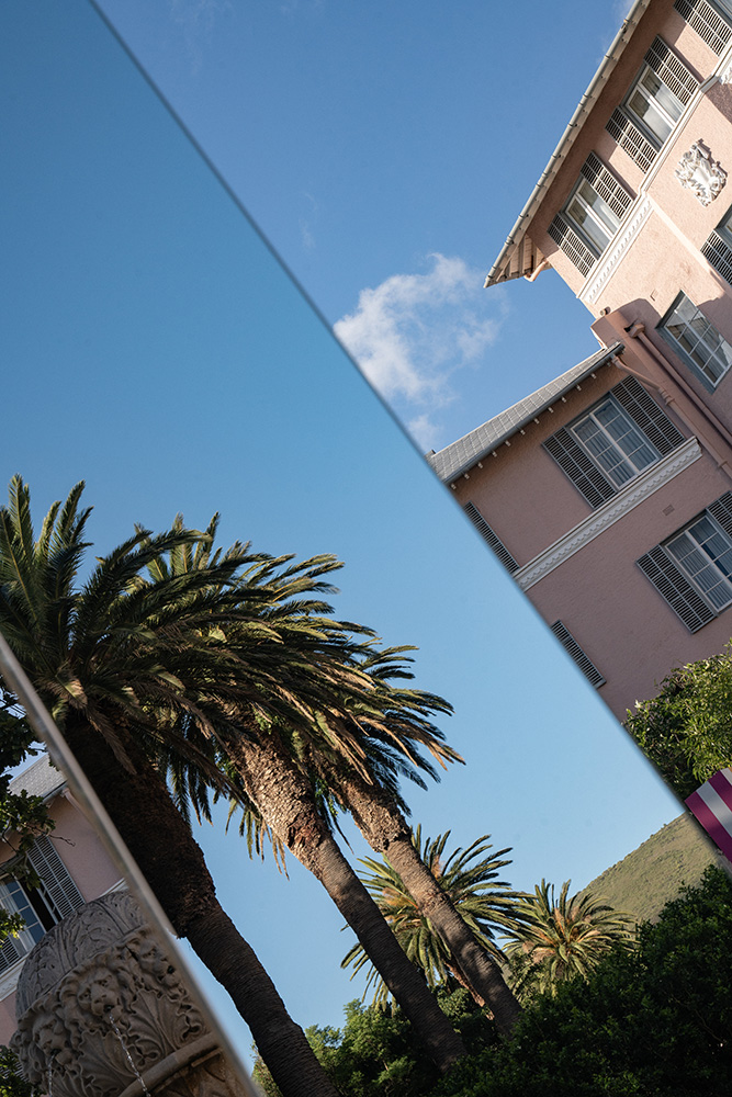 Daniel Buren - Colourful Halt for Mount Nelson, work <i>in situ</i>, 2023-2024