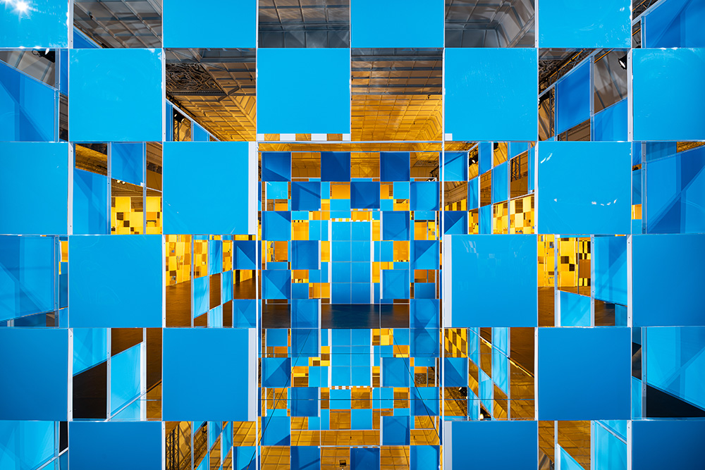 Daniel Buren - Aux Beaux Carrés : travaux <i>in situ</i> - Act I