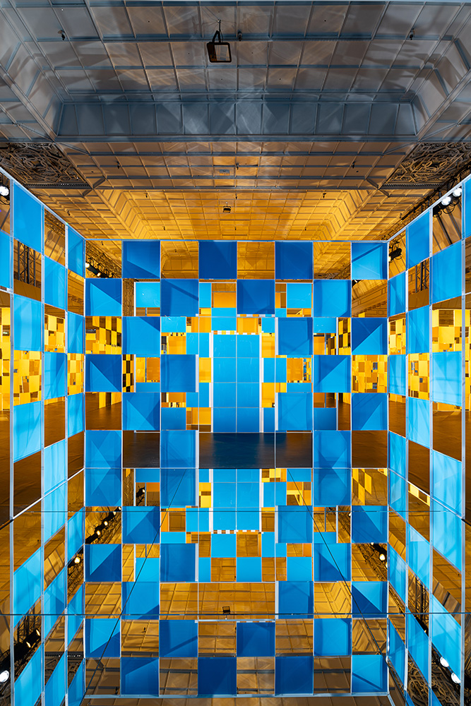 Daniel Buren - Aux Beaux Carrés : travaux <i>in situ</i> - Act I