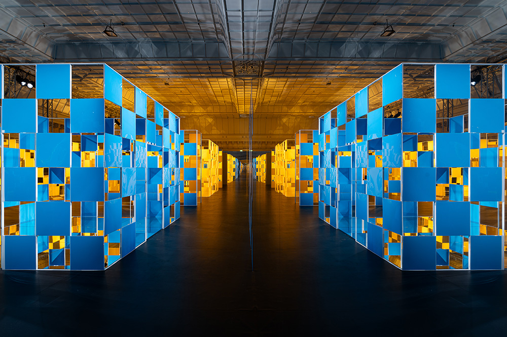 Daniel Buren - Aux Beaux Carrés : travaux <i>in situ</i> - Act I