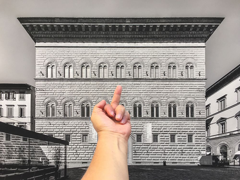 Galleria Continua - Ai Weiwei ‘Study of Perspective, Palazzo Strozzi’