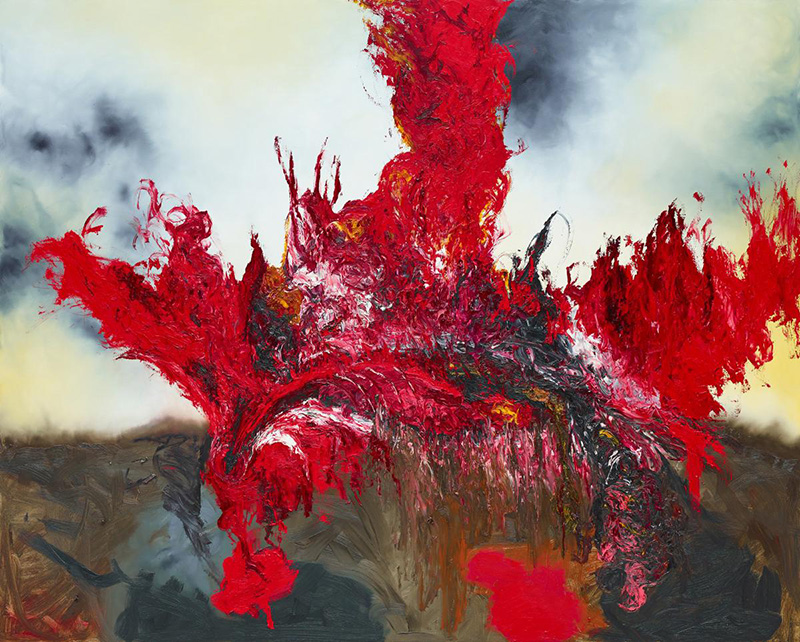 ANISH KAPOOR 'Earth Sky on Red Ground'